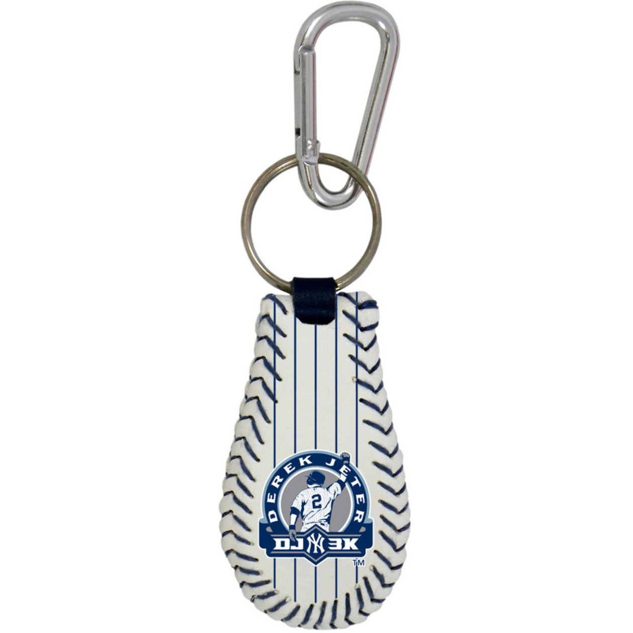 New York Yankees Keychain Baseball Derek Jeter DJ3K Pinstripe CO