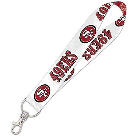 San Francisco 49ers 1" Key Strap - Special Order