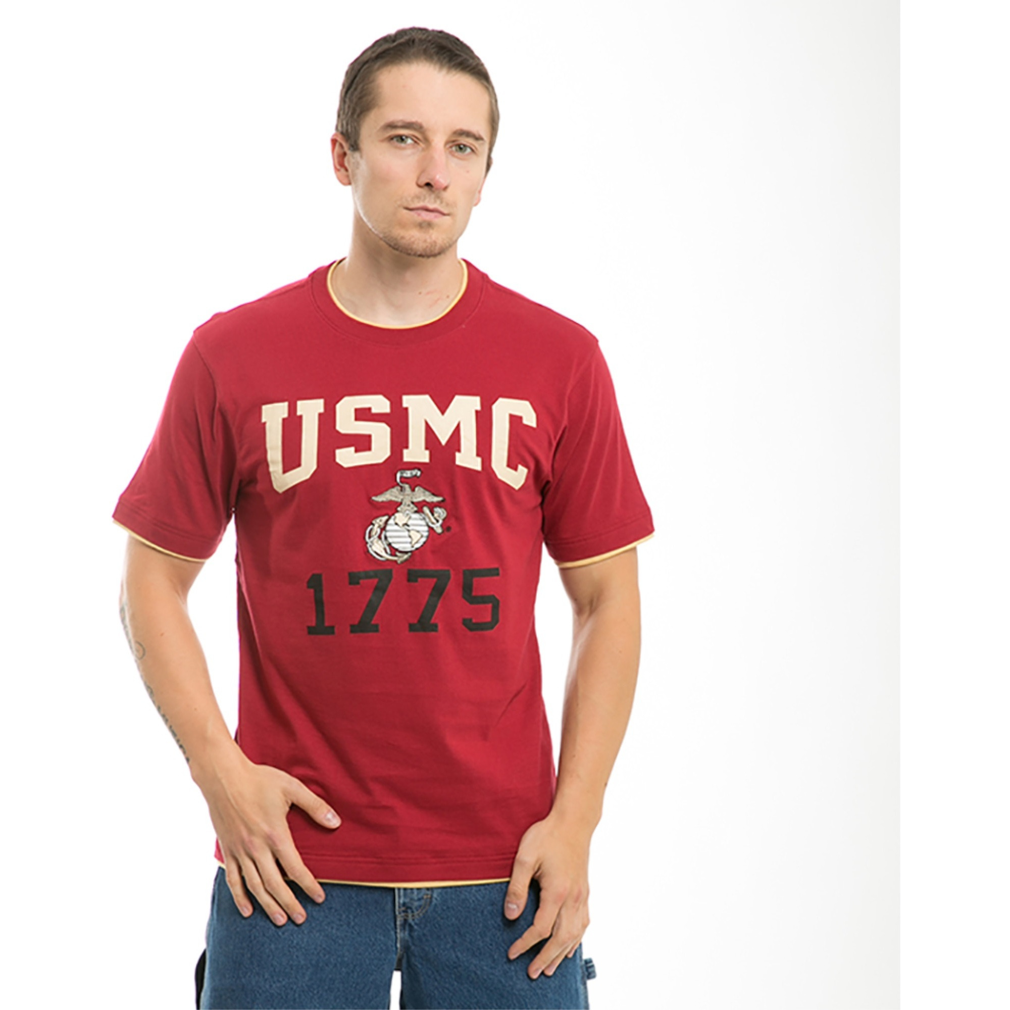 Pitch Double Layer Tee, Marines, Car, M