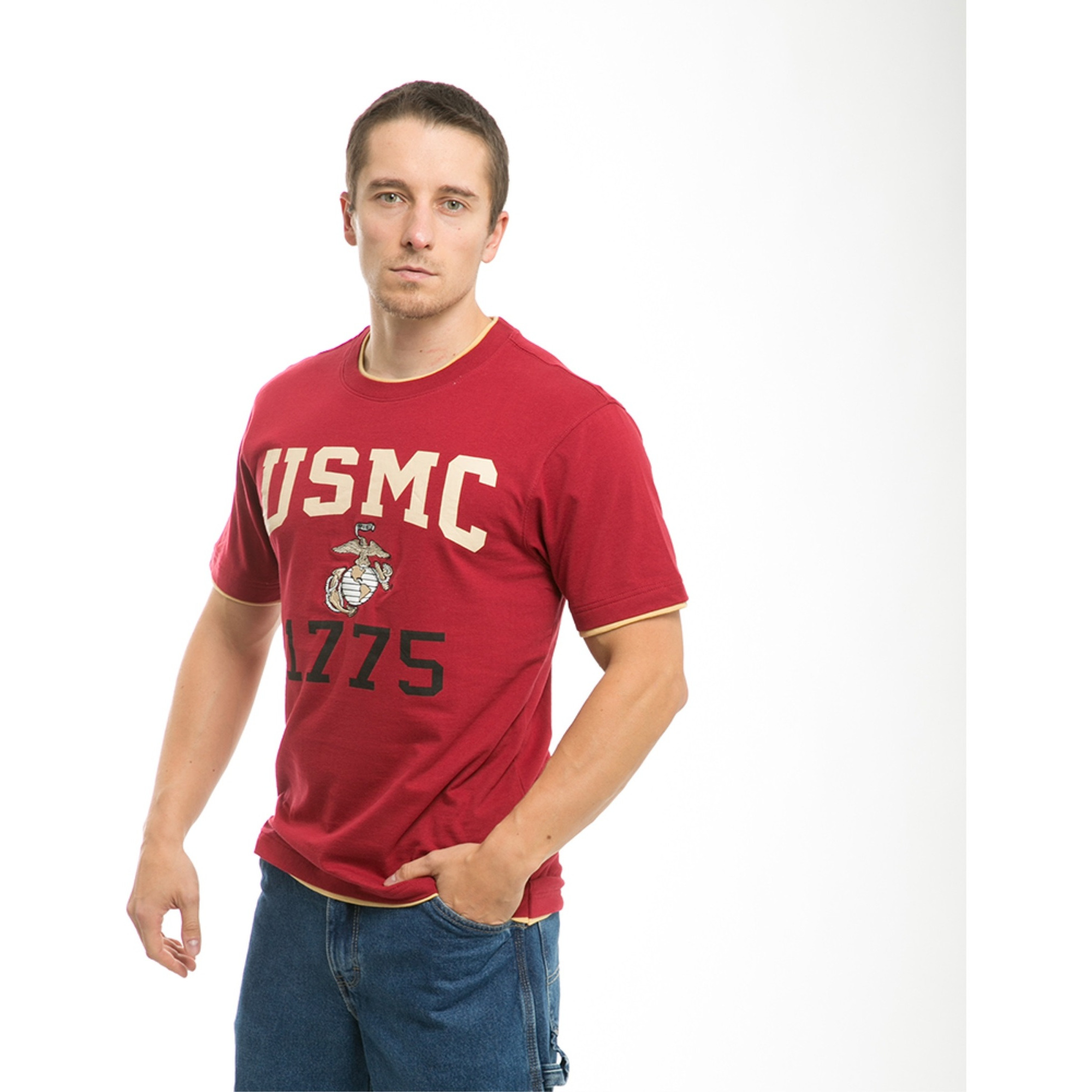 Pitch Double Layer Tee, Marines, Car, XL