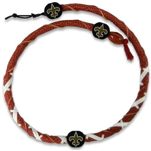 New Orleans Saints Necklace Spiral Football CO