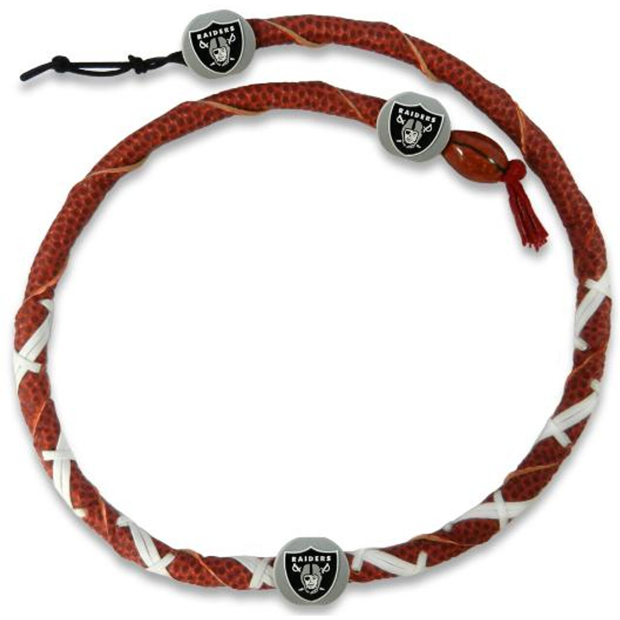 Las Vegas Raiders Necklace Spiral Football CO