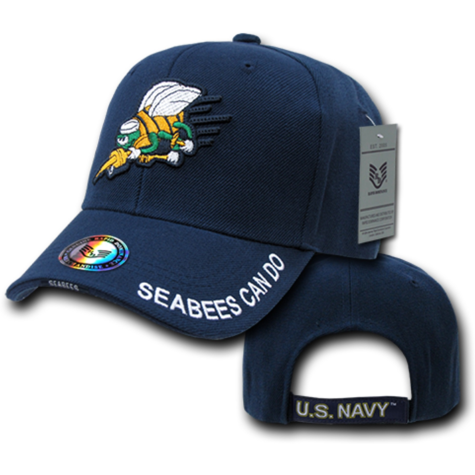 The Legend Milit Caps, Navy Seabees, Nvy