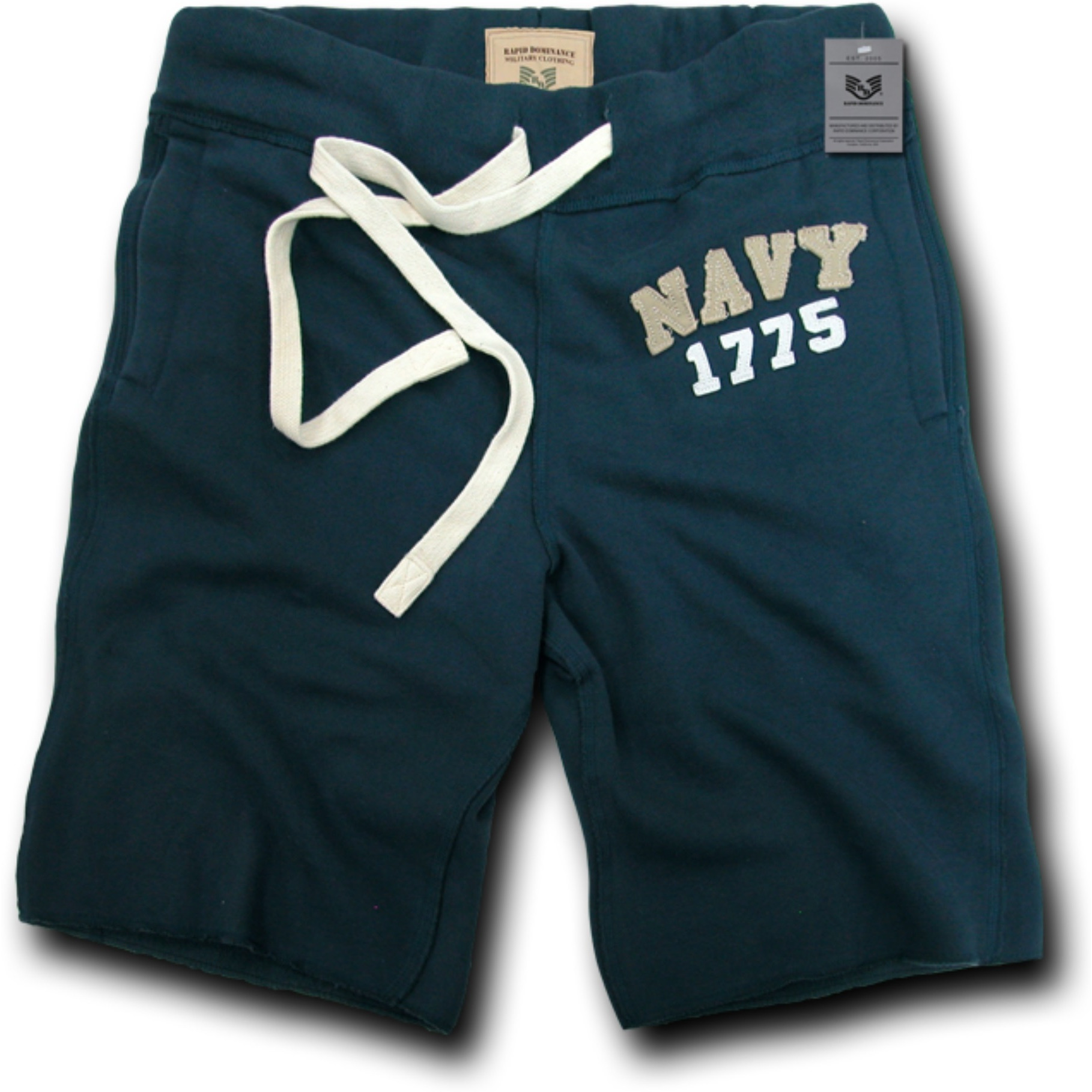 Normandy (Fleece Shorts) Navy, Navy 2X