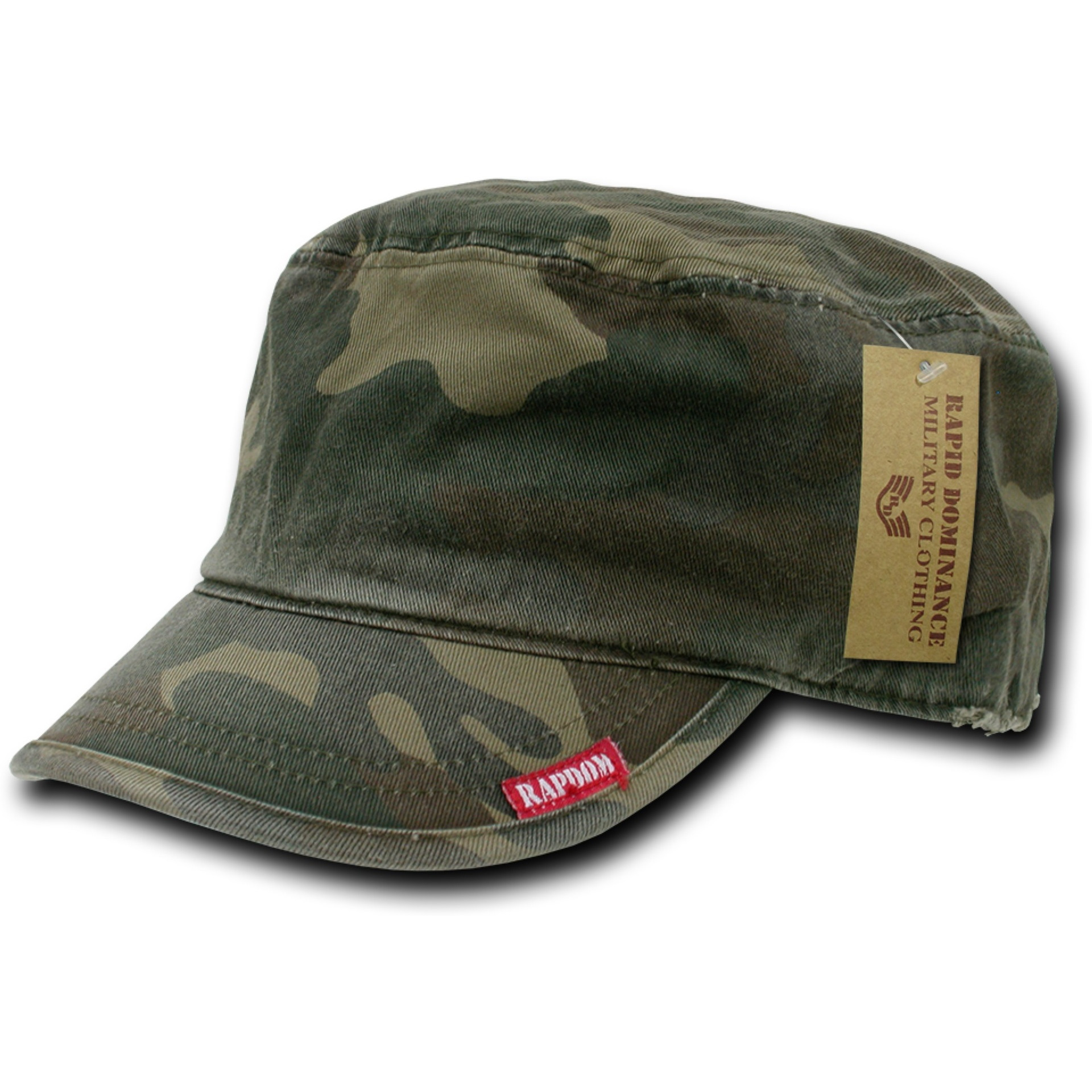 Adjustable Patrol Caps, Woodland Camo