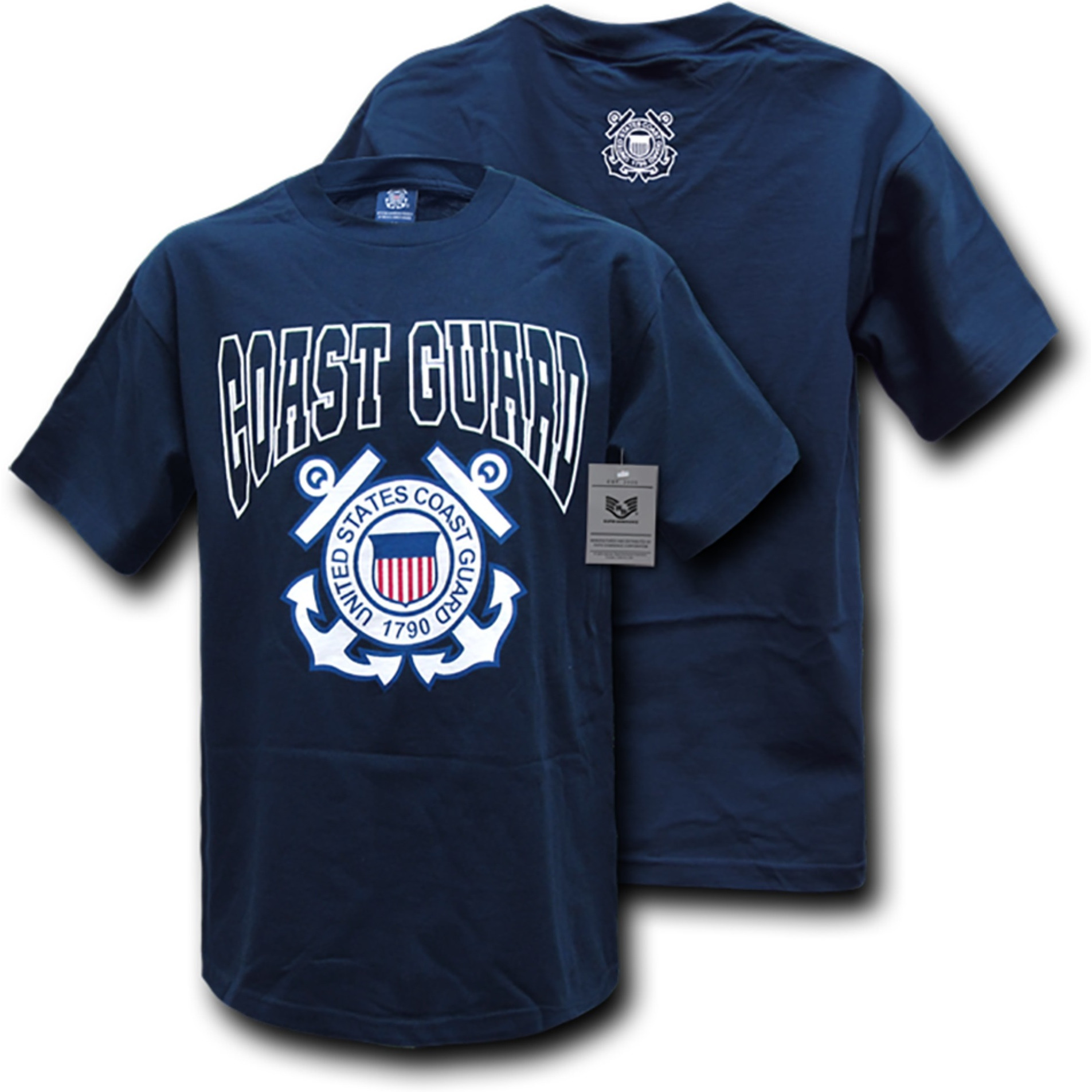 Classic Military T's, Coast Guard,Navy,L