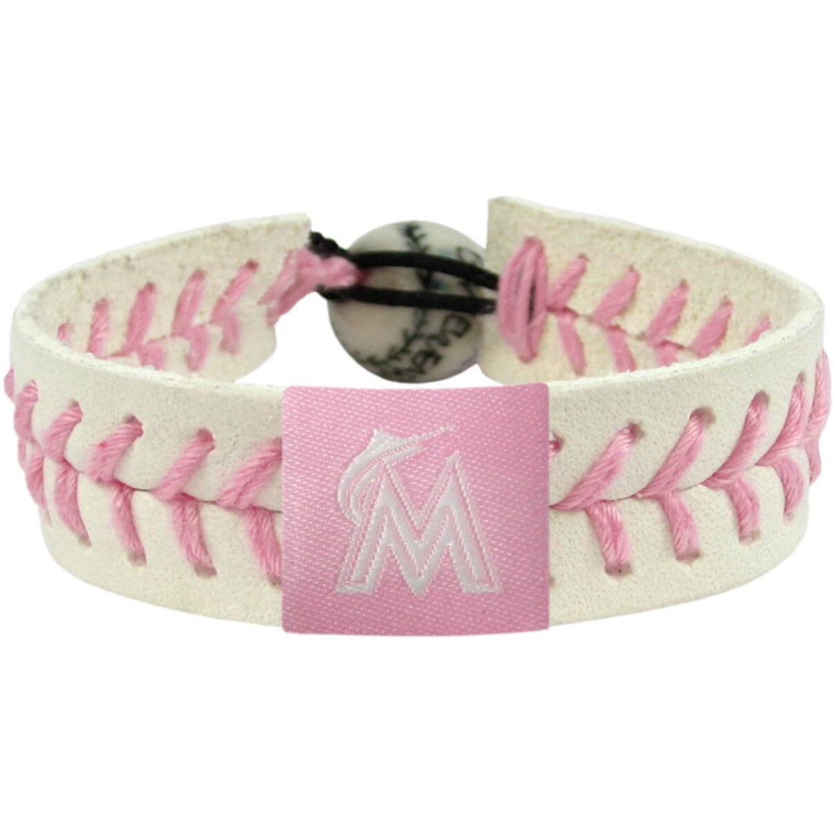 Miami Marlins Bracelet Baseball Pink CO
