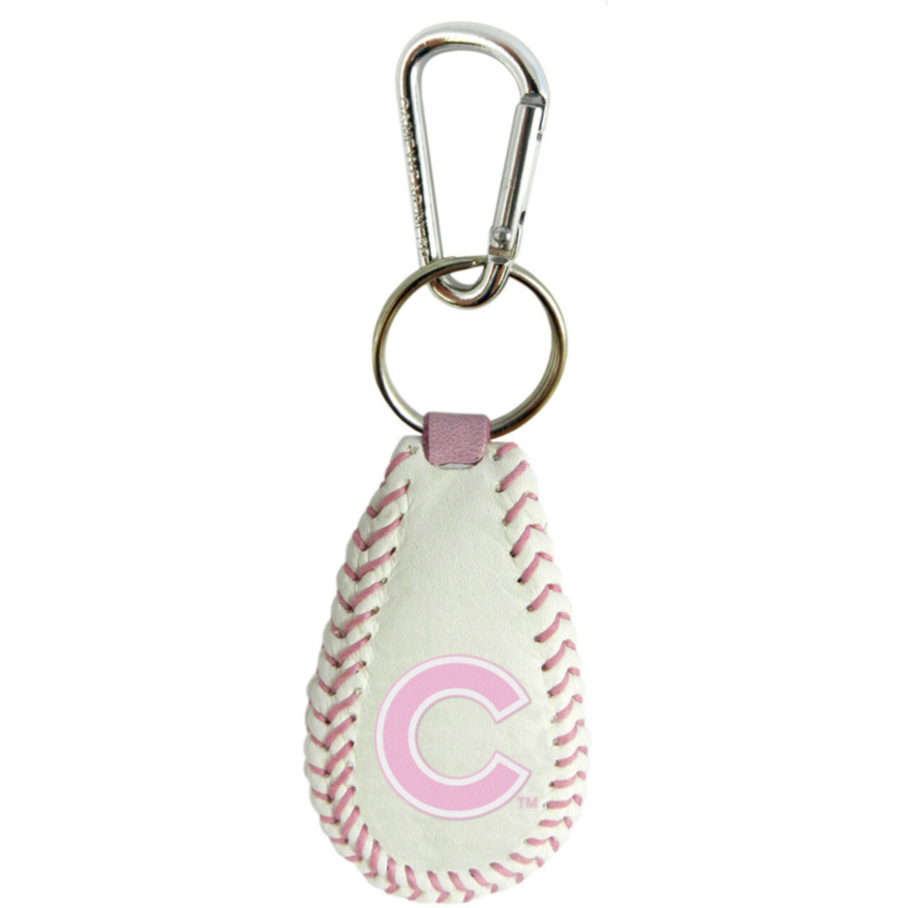 Chicago Cubs Keychain Baseball Pink CO