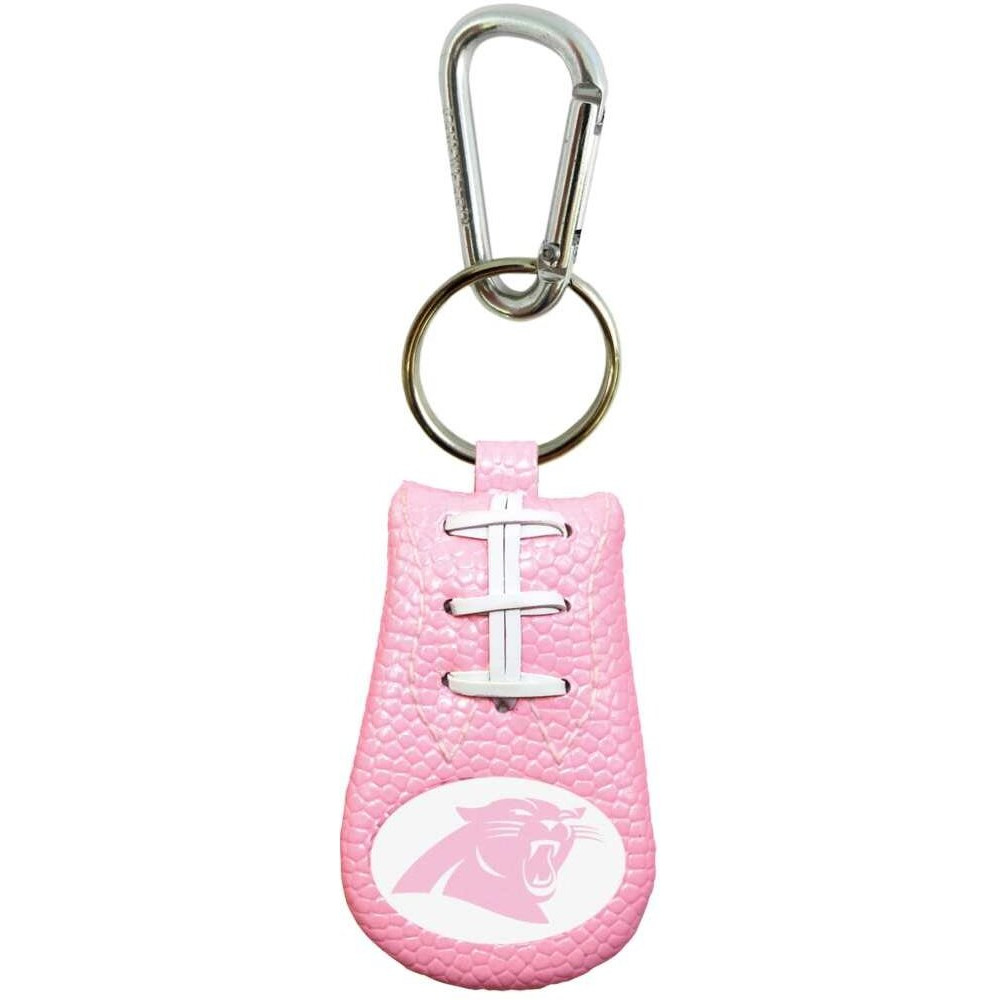 Carolina Panthers Keychain Pink Football CO