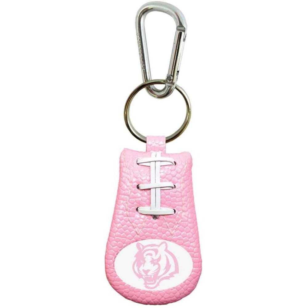 Cincinnati Bengals Keychain Pink Football CO