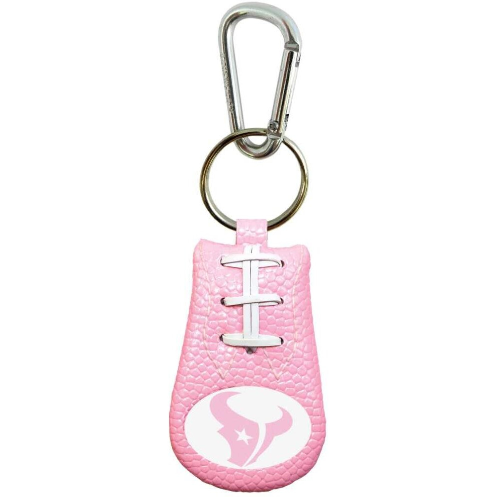 Houston Texans Keychain Pink Football CO