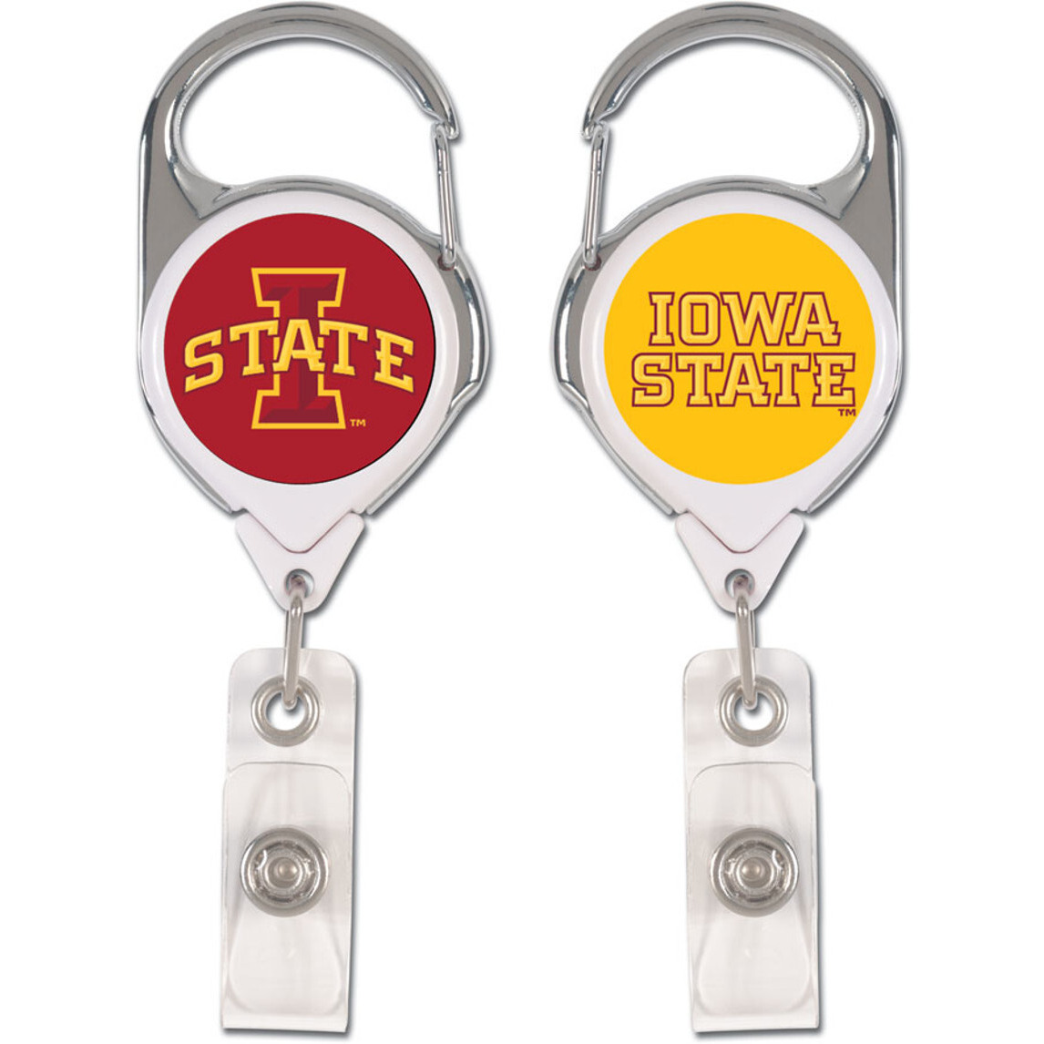 Iowa State Cyclones Badge Holder Premium Retractable - Special Order