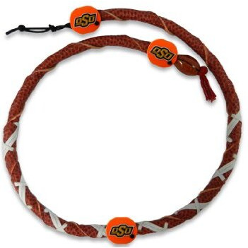 Oklahoma State Cowboys Necklace Spiral Football CO