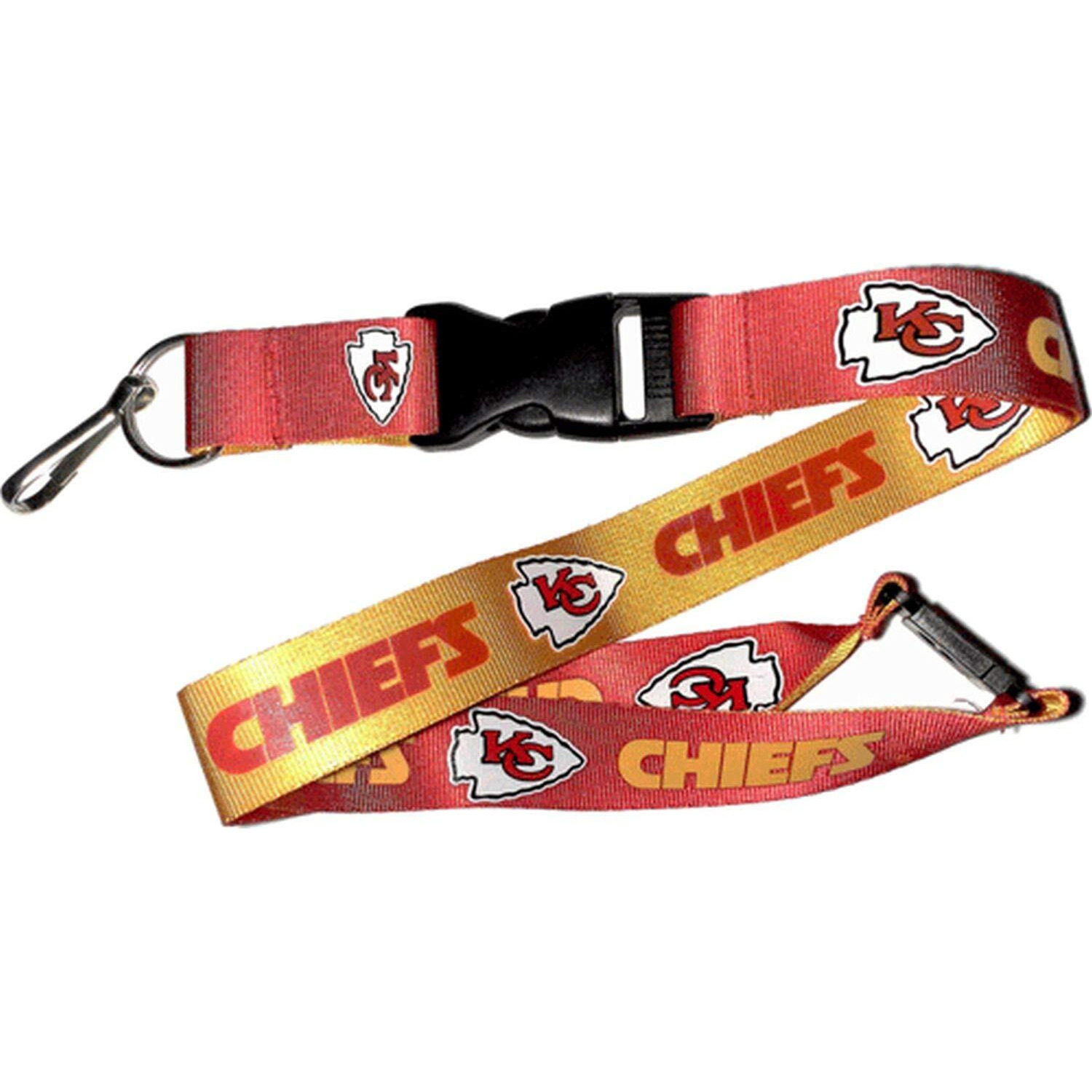 Kansas City Chiefs Lanyard Reversible