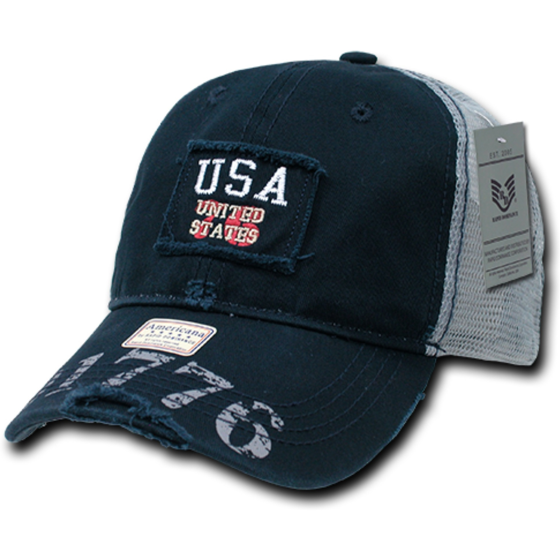 Great Lake, USA Caps, Navy