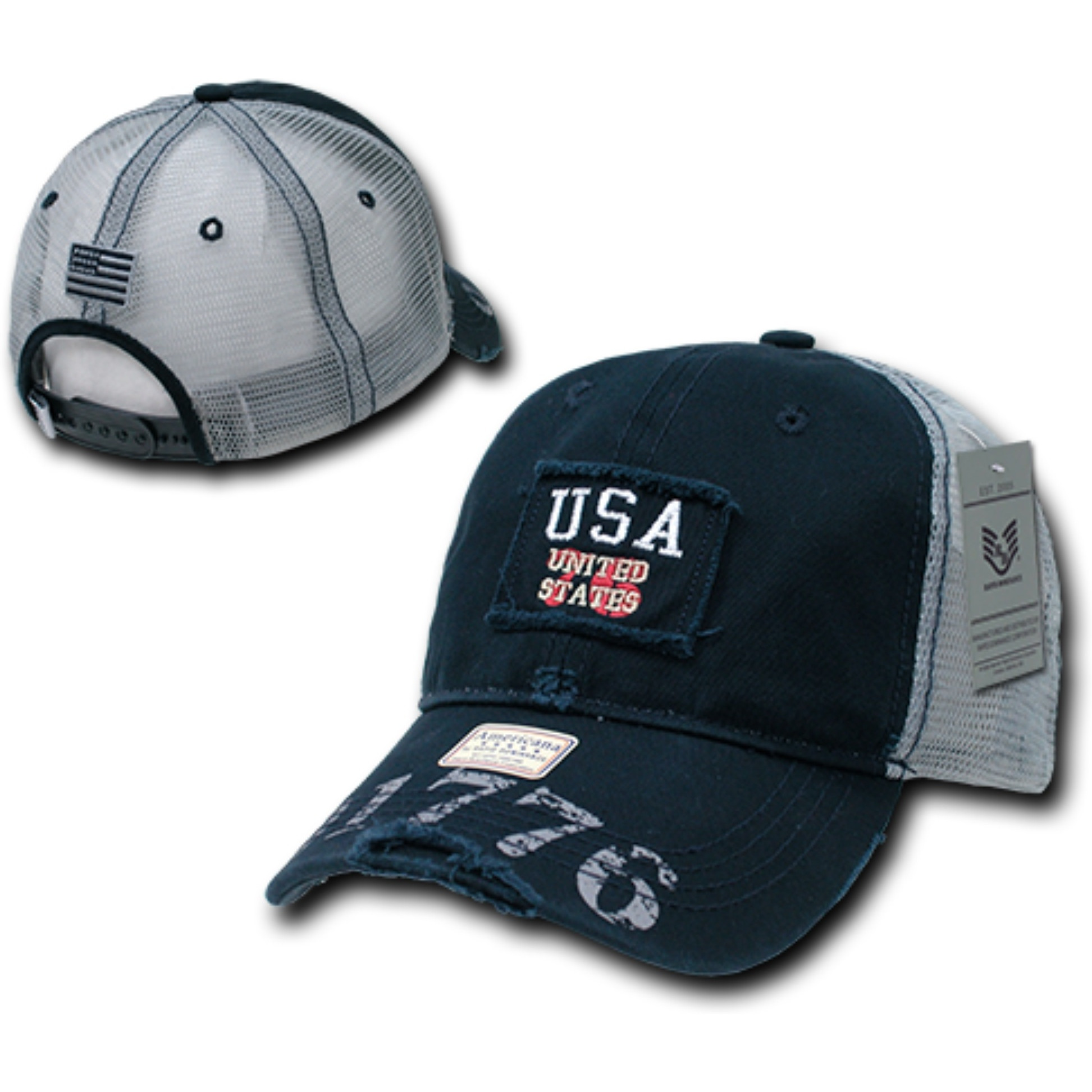 Great Lake, USA Caps, Navy