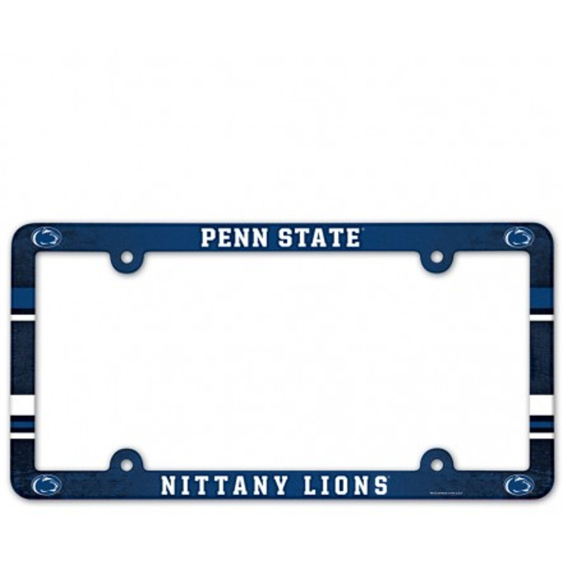 Penn State Nittany Lions Plastic Full Color License Plate Frame