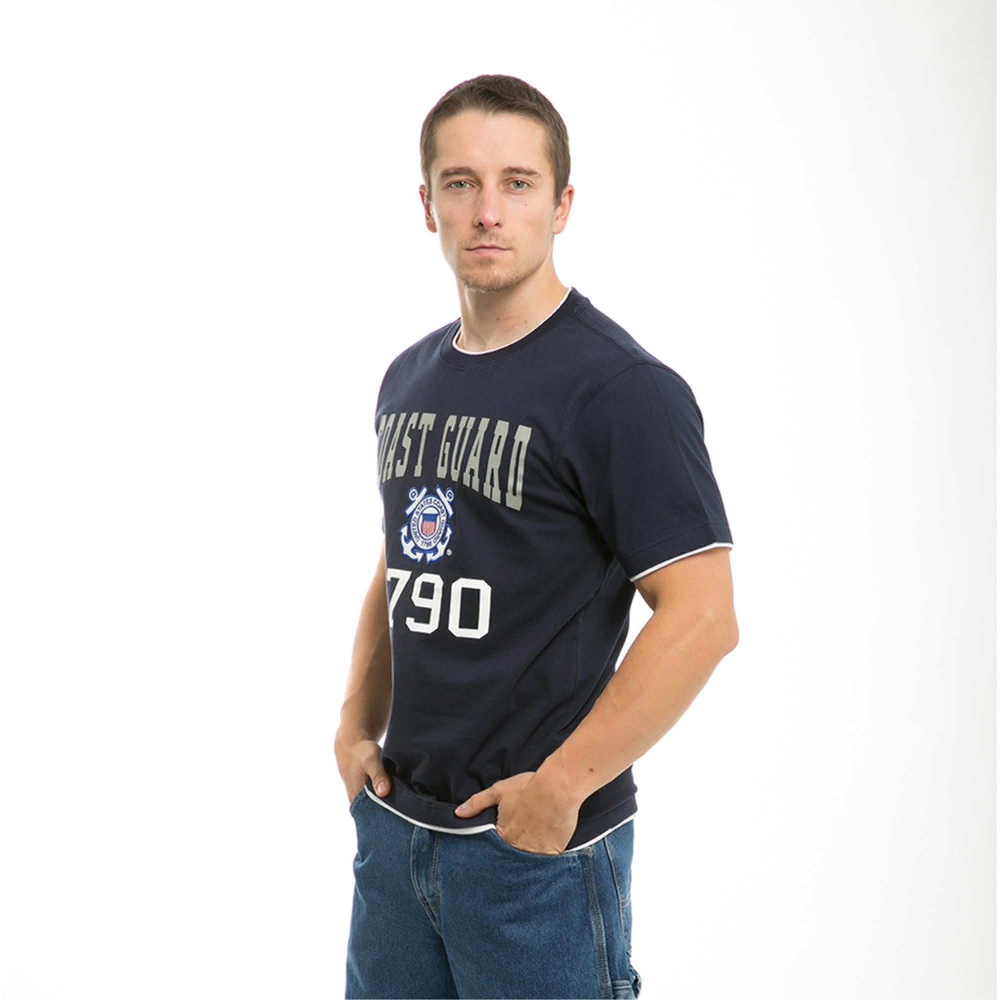 Pitch Double Layer Tee, CstGuard,Nvy, S