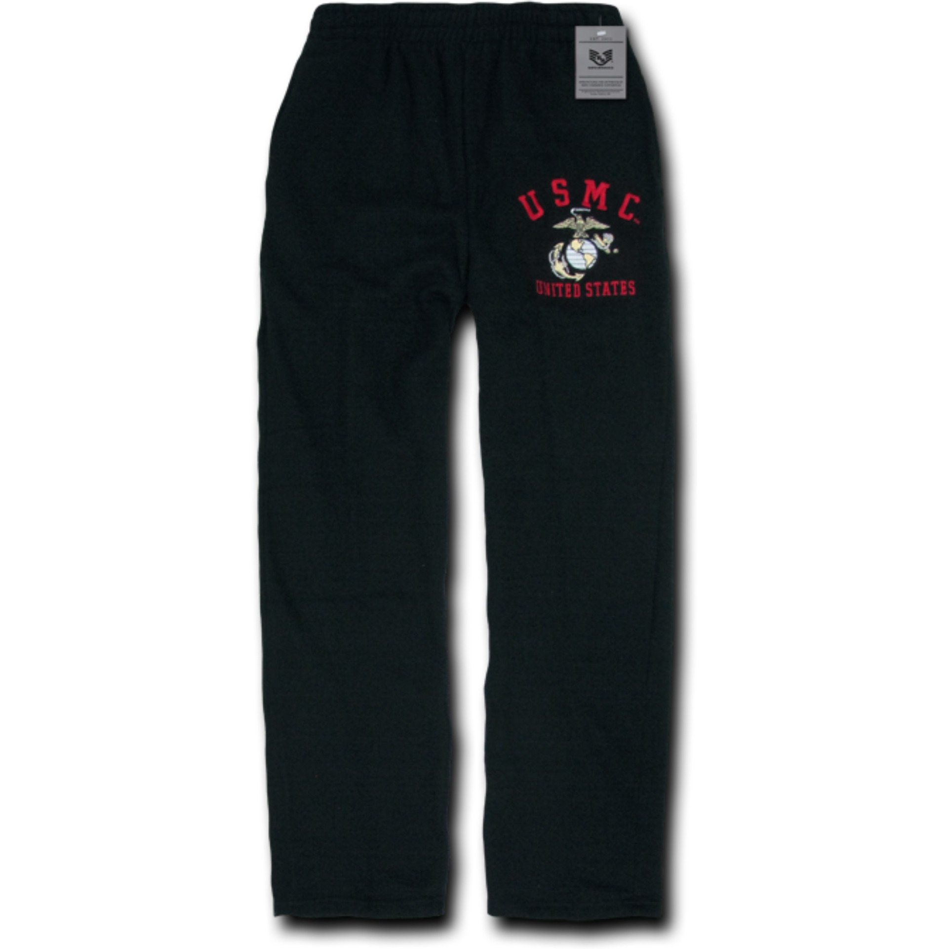 Fleece Pants, US Marines, Black, S