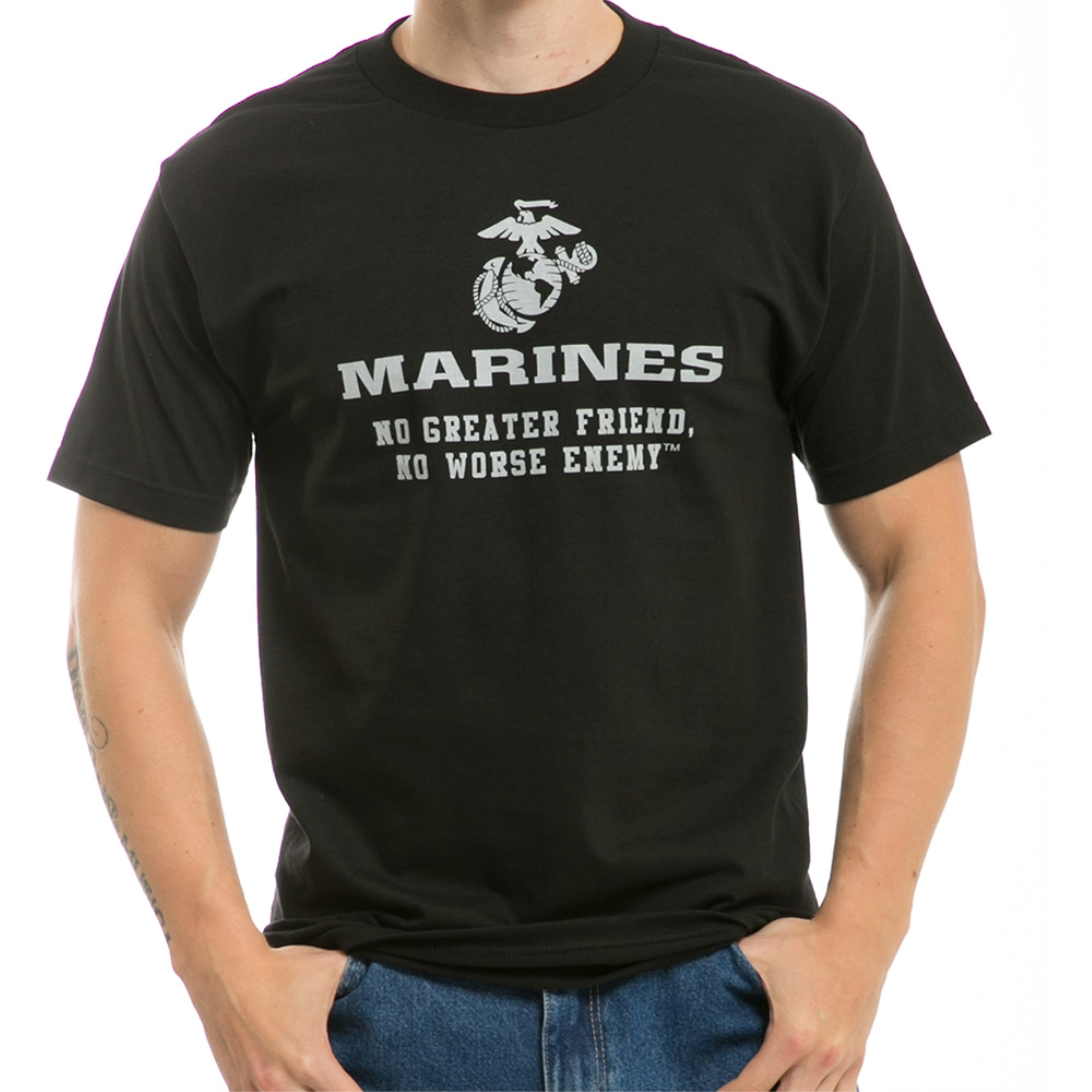 Military Graphics T's, NoGreater, Blk, L