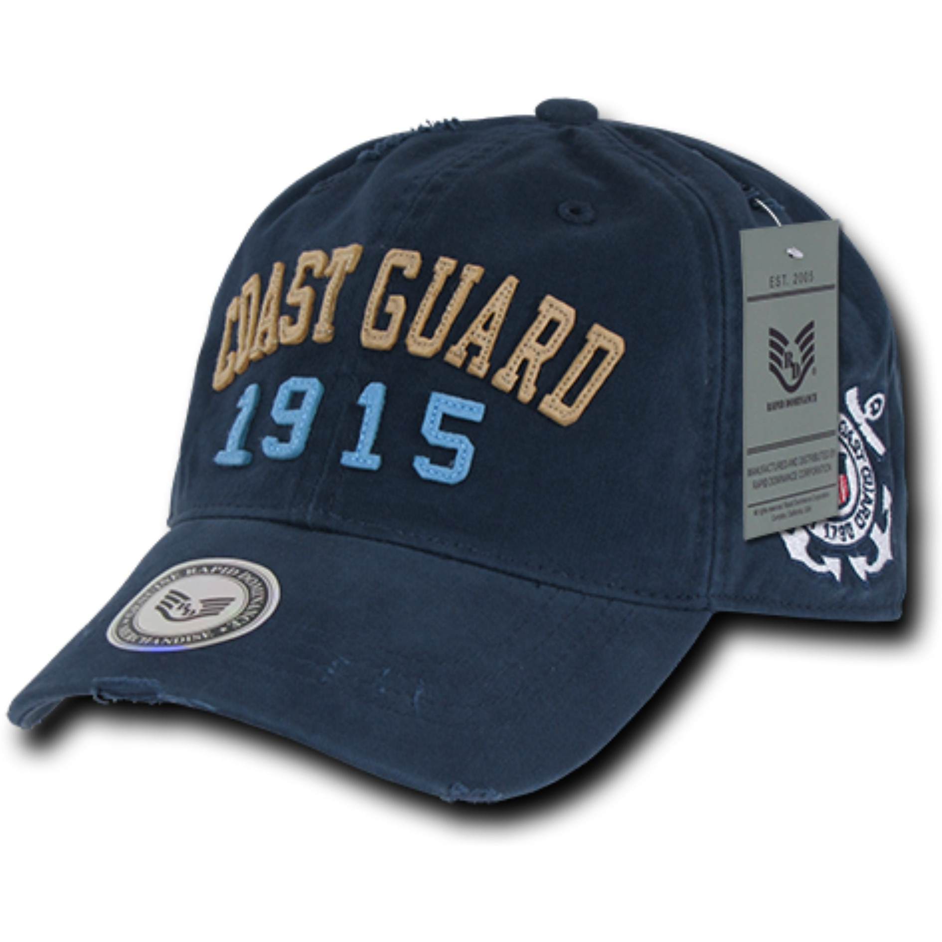 Vintage Athletic Caps, Coast Guard, Navy