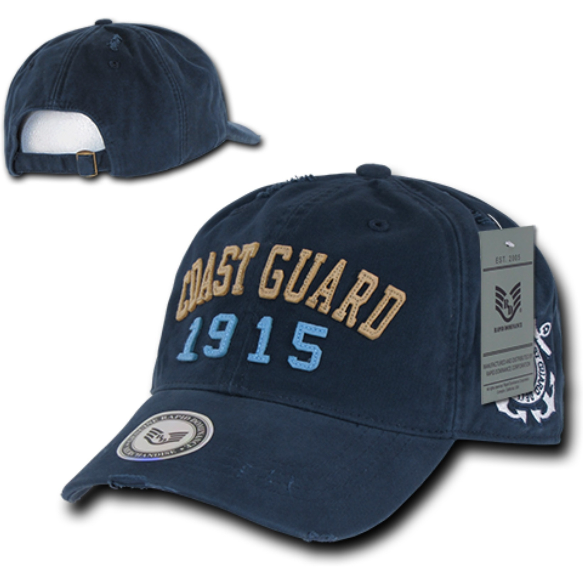 Vintage Athletic Caps, Coast Guard, Navy