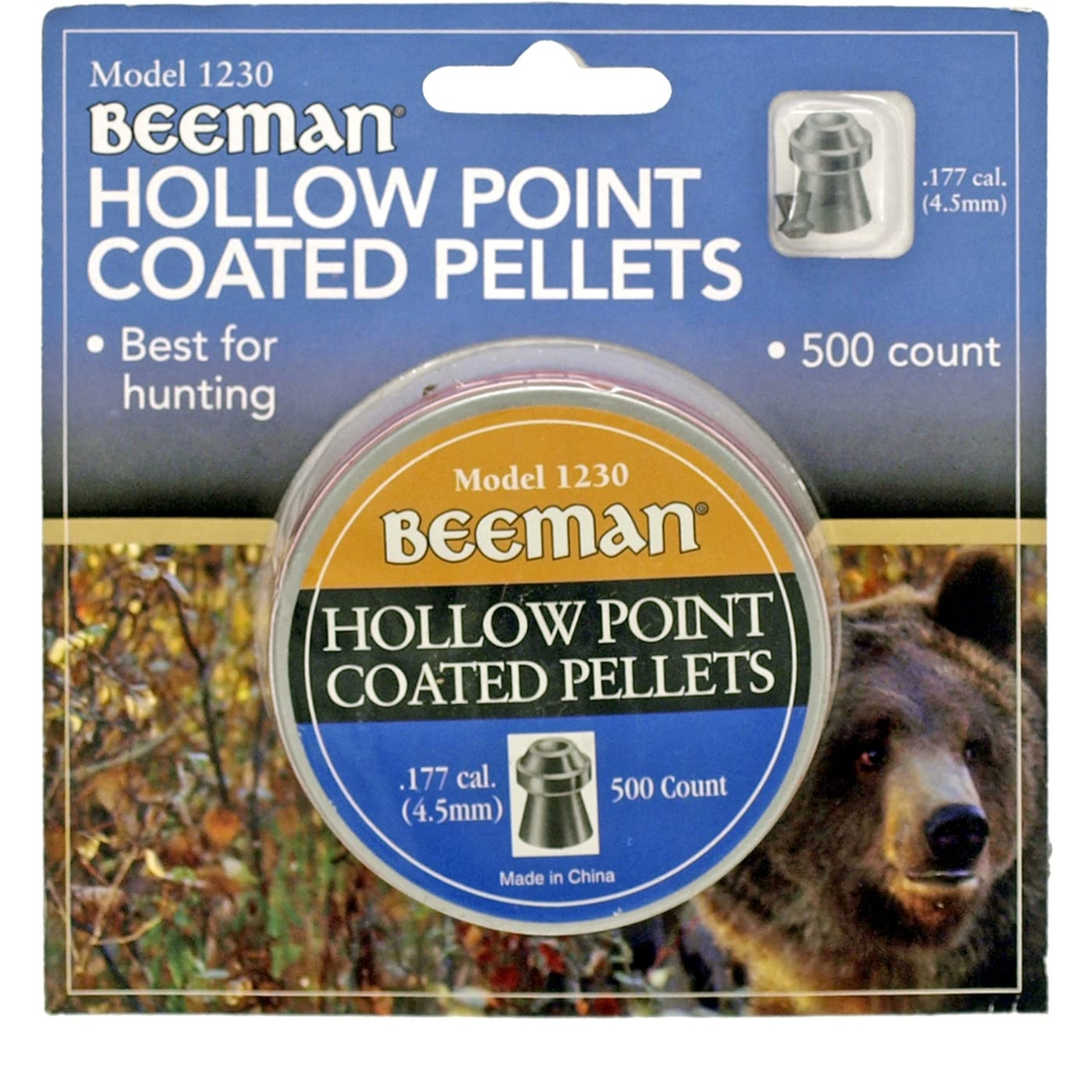 2023 MARKSMAN Hollow Point Pellets, 500 ct (7.48 grains) .177 Caliber