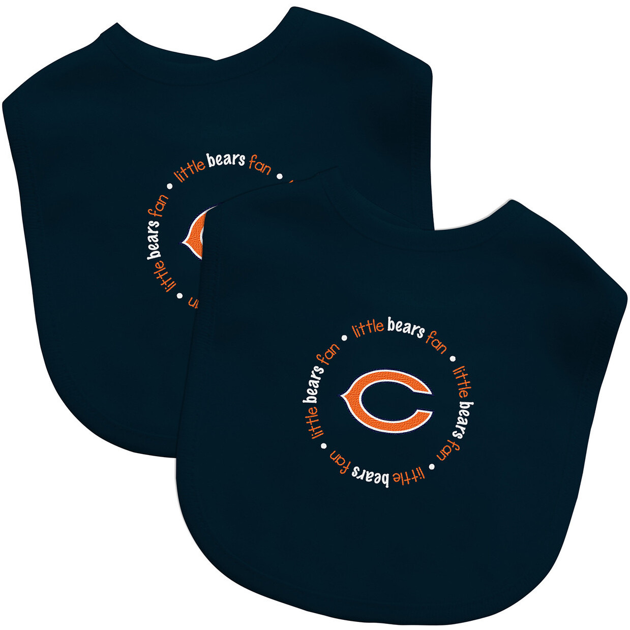 Chicago Bears Baby Bib 2 Pack