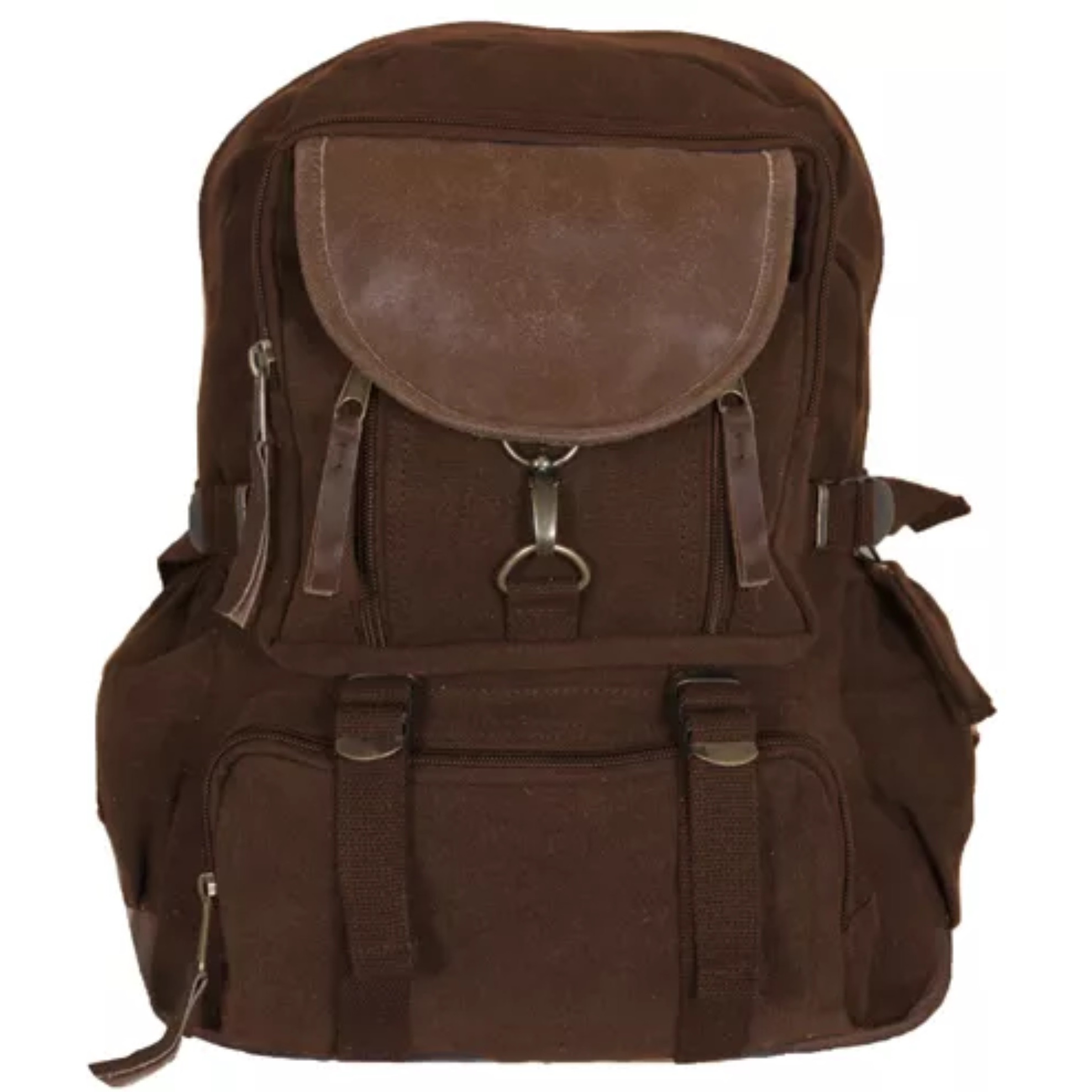 Retro Parisian City Daypack - Vintage Brown
