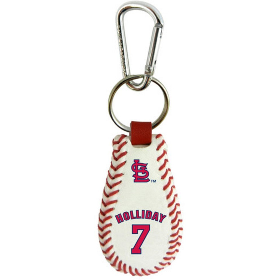 St. Louis Cardinals Keychain Classic Baseball Matt Holiday CO