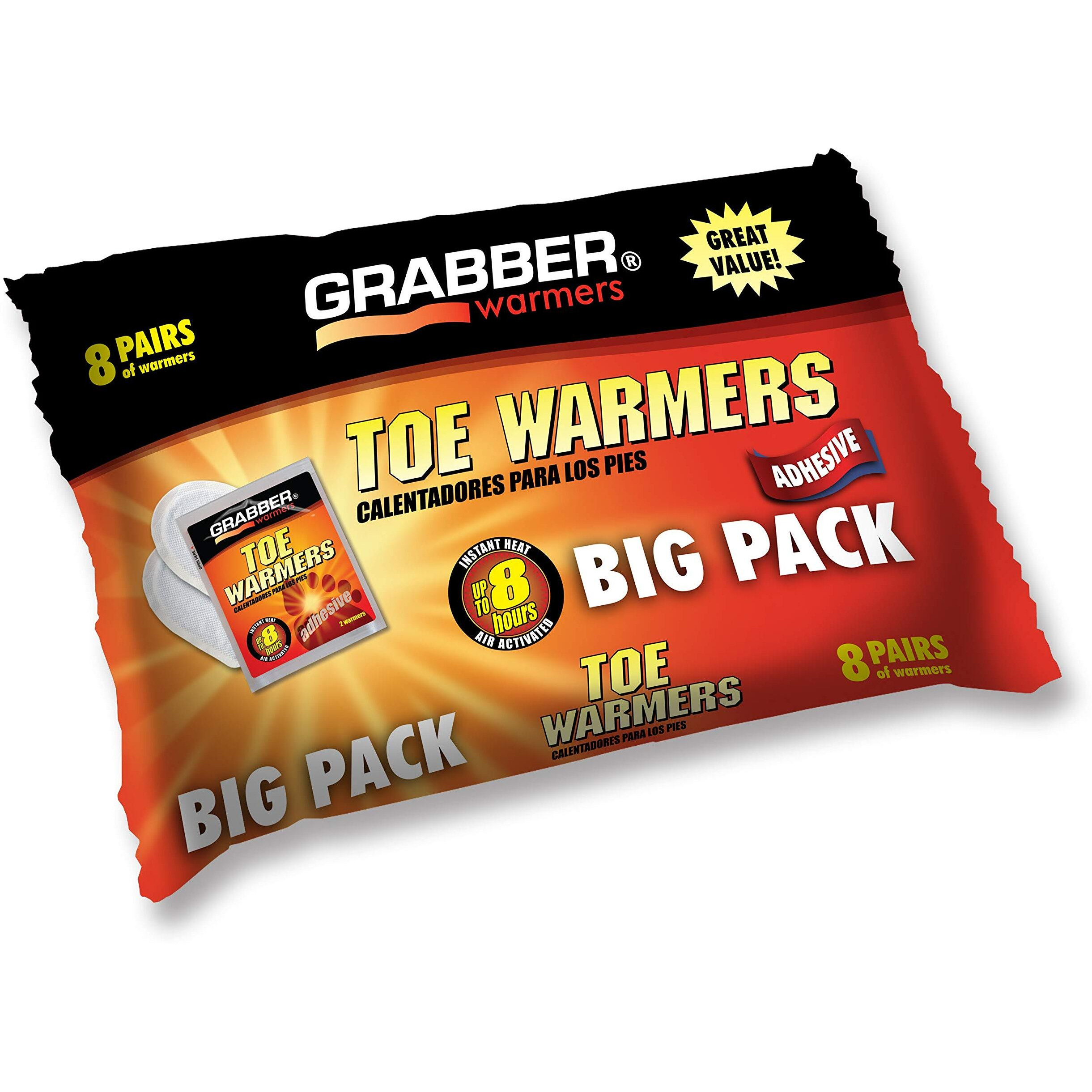 TOE WARMERS 8 PAIR (Pack of 1)