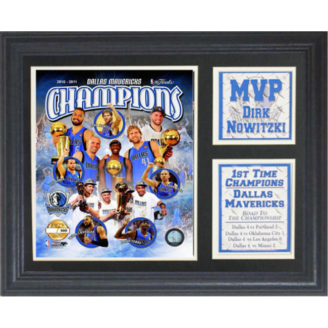11X14 Deluxe Frame - 2011 Champions Dallas Mavericks