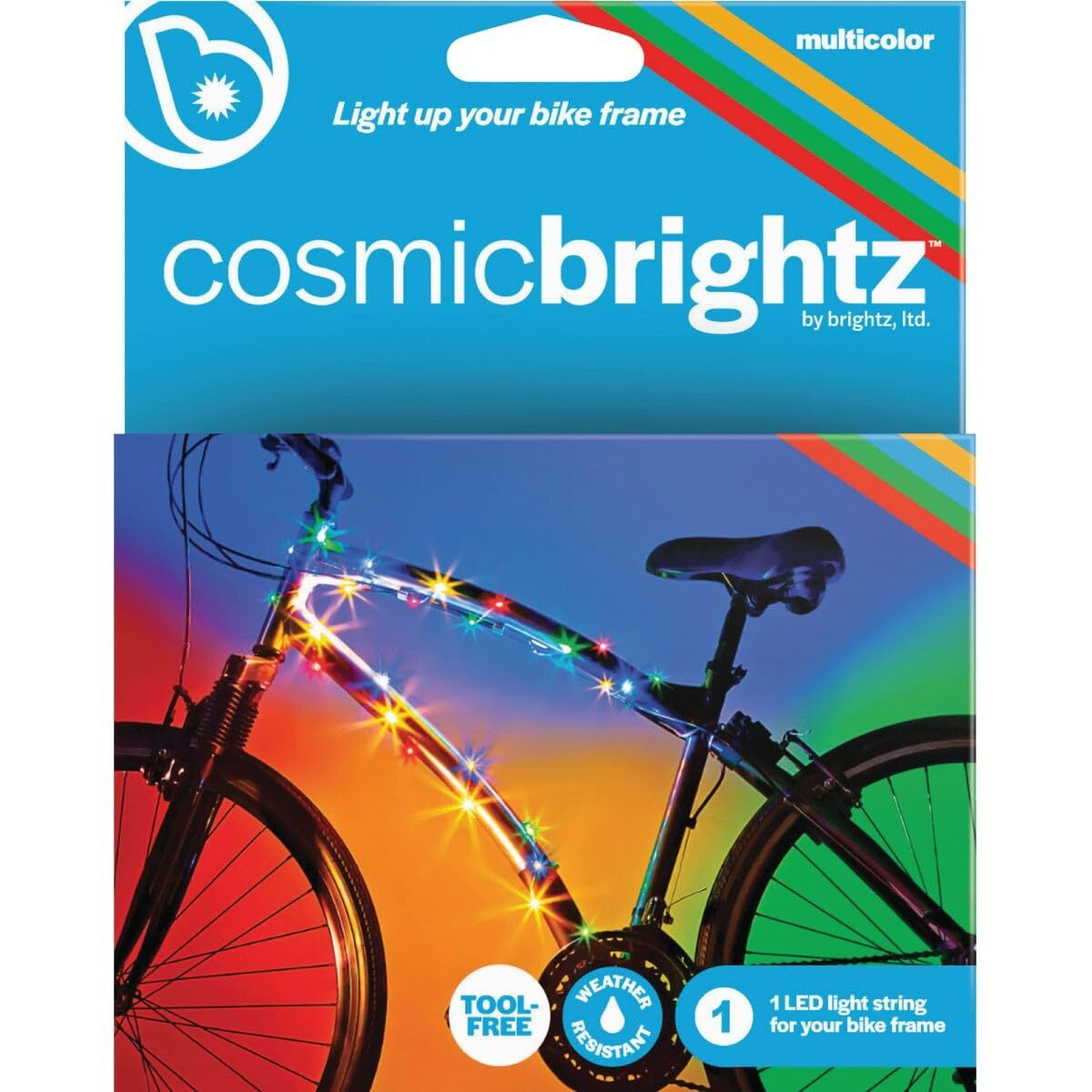 LIGHTS BIKE FRAME MULTI (Pack of 1)