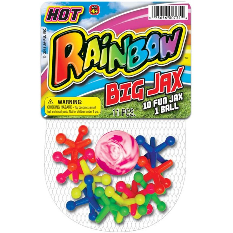 RAINBOW BIG JAX (Pack of 24)