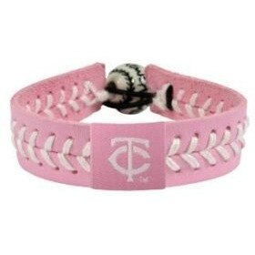 Minnesota Twins Bracelet Baseball Pink CO