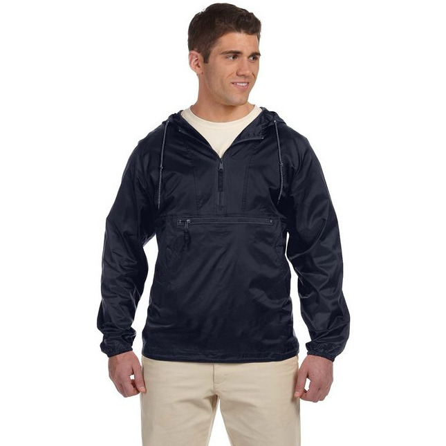 Adult Packable Nylon Jacket - BLAcK - S(D0102H7Y5RJ)