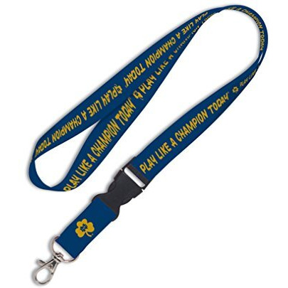 Notre Dame Fighting Irish Lanyard with Detachable Buckle - P.L.A.C.T - Navy