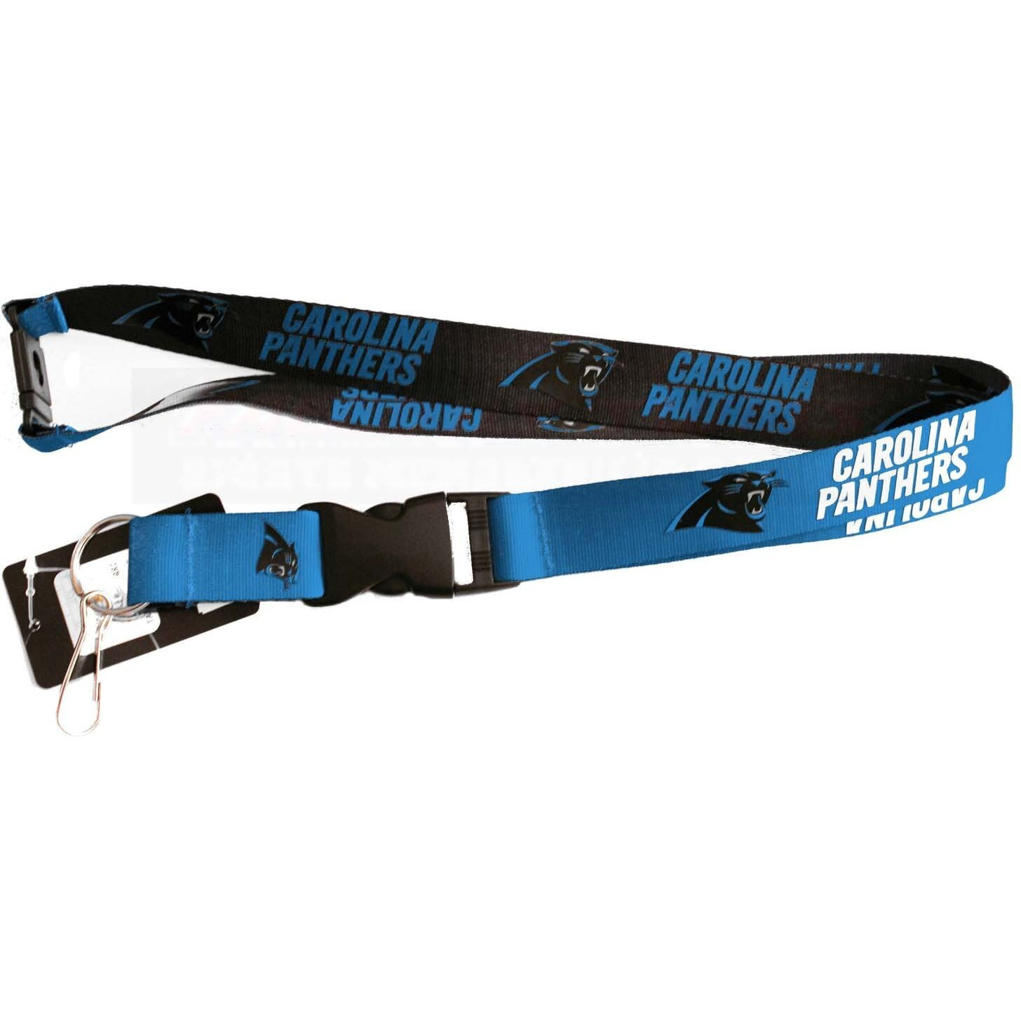 Carolina Panthers Lanyard Reversible