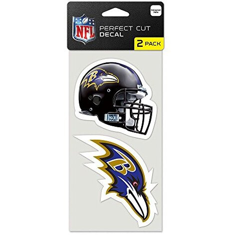 Baltimore Ravens Set of 2 Die Cut Decals