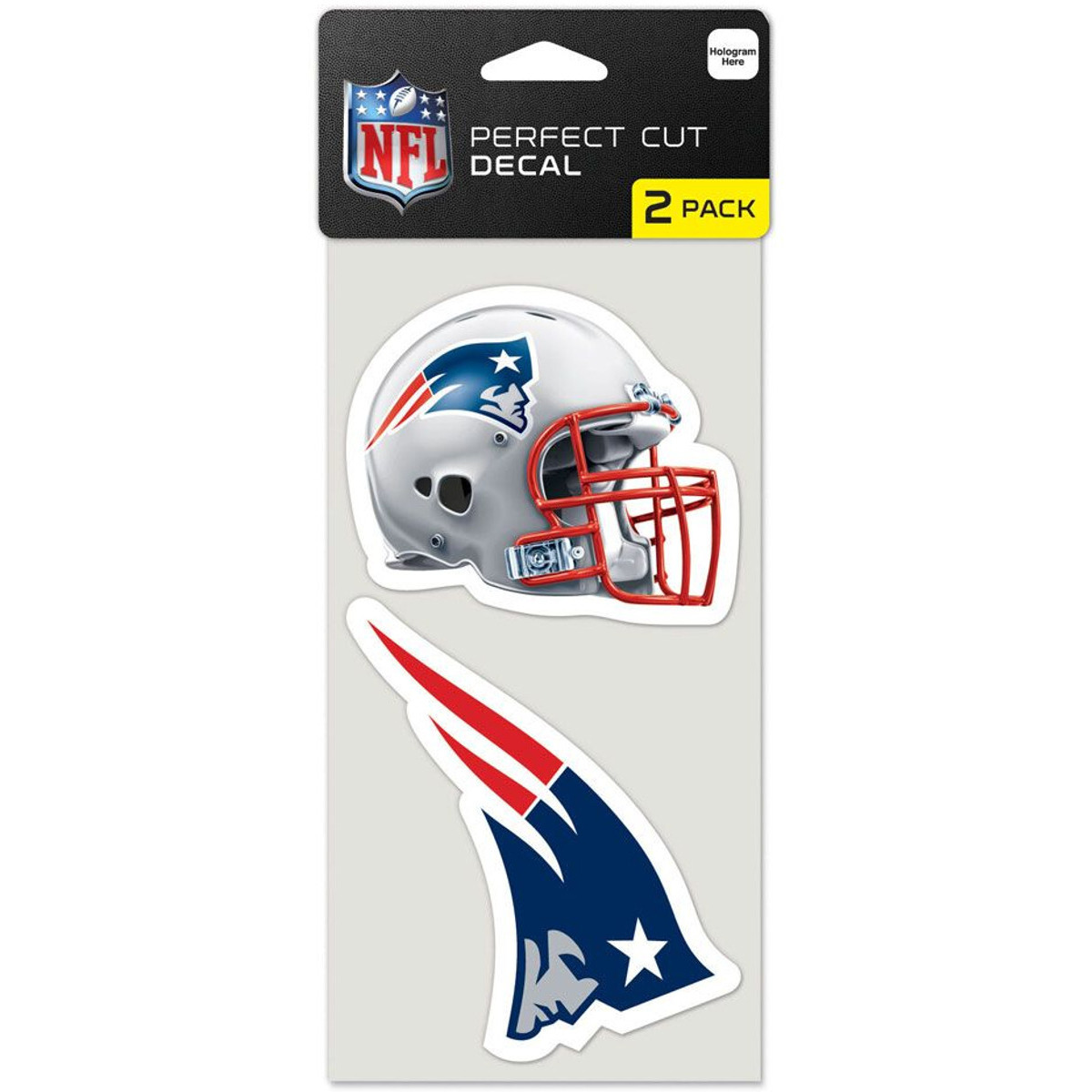 New England Patriots Set of 2 Die Cut Decals