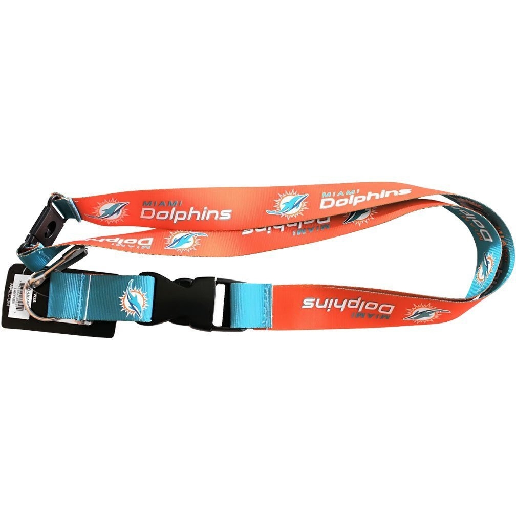 Miami Dolphins Lanyard Reversible