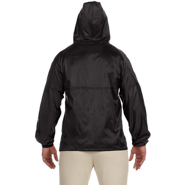 Adult Packable Nylon Jacket - BLAcK - S(D0102H7Y578)
