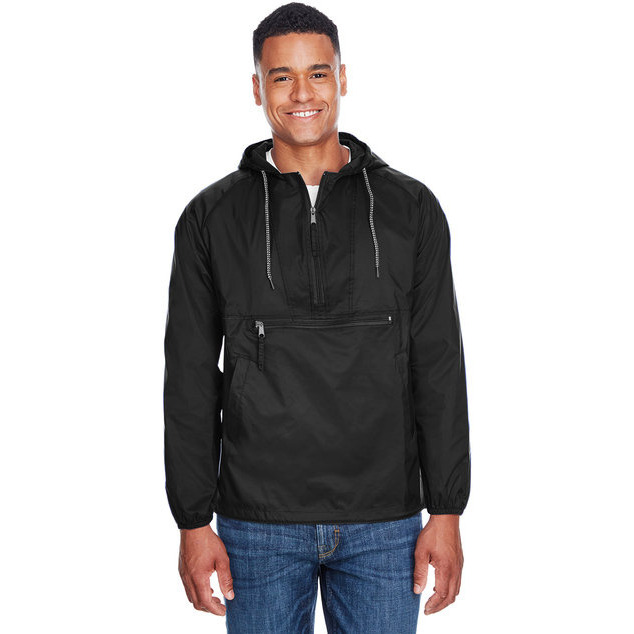 Adult Packable Nylon Jacket - BLAcK - S(D0102H7Y552)