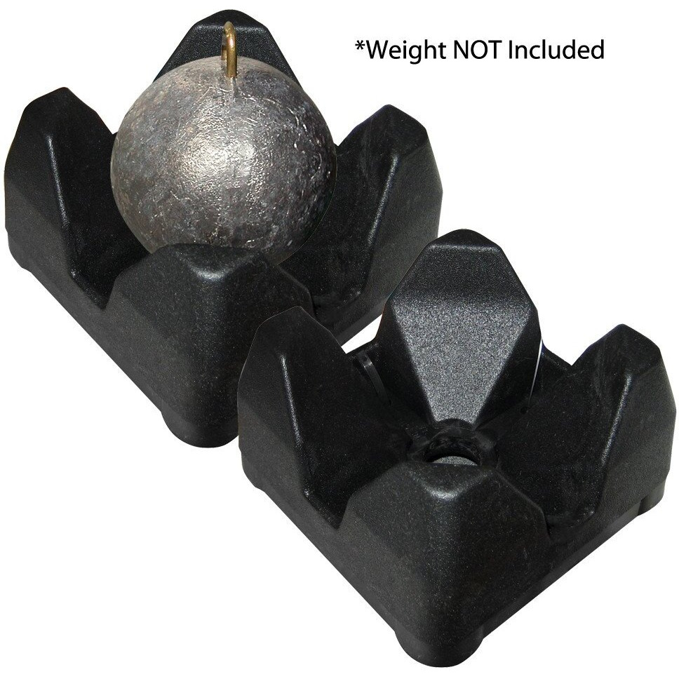 WEIGHT MATE  BLACK. 2 PER PACK