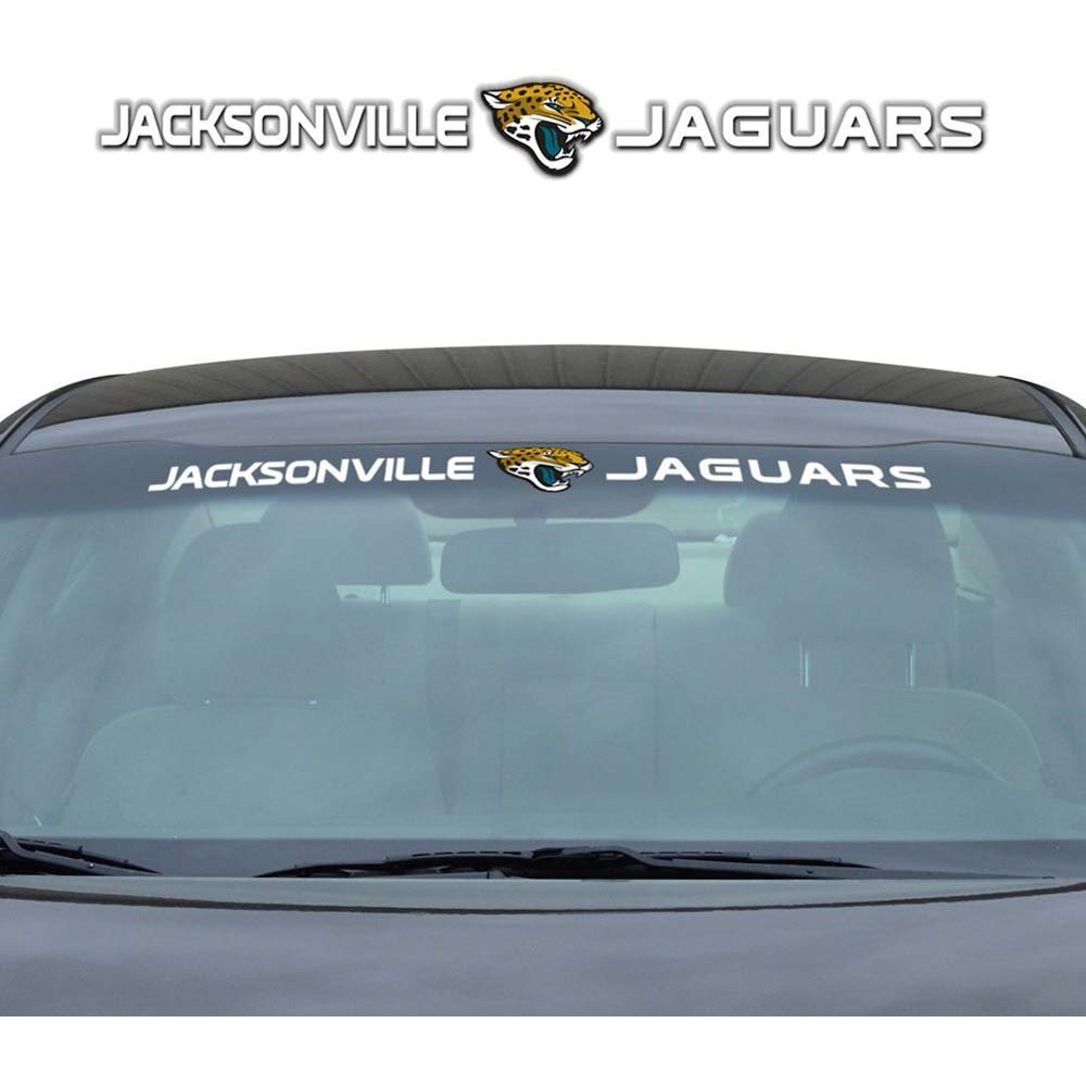 Jacksonville Jaguars Decal 35x4 Windshield