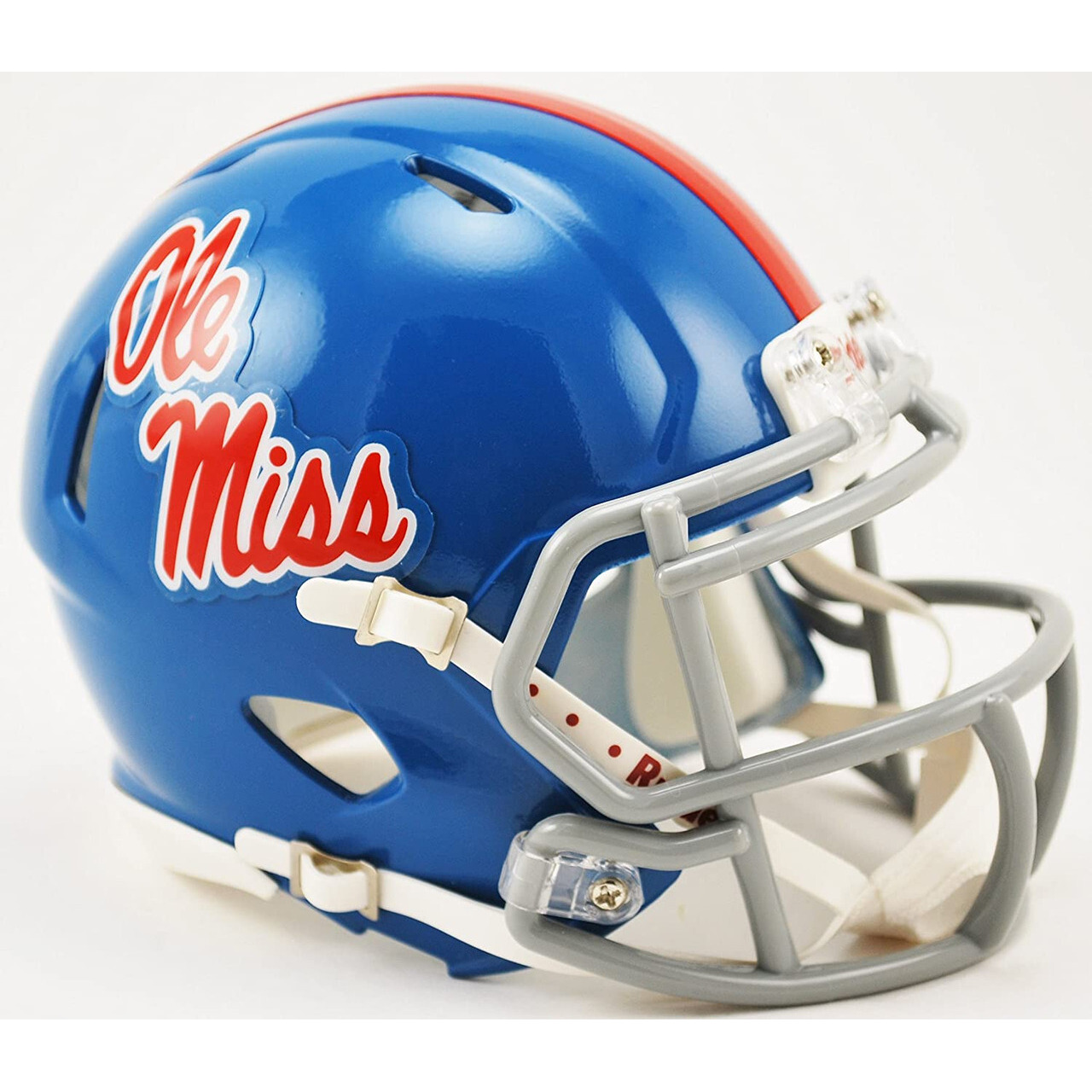 Mississippi Rebels Speed Mini Helmet - Powder Blue - Special Order