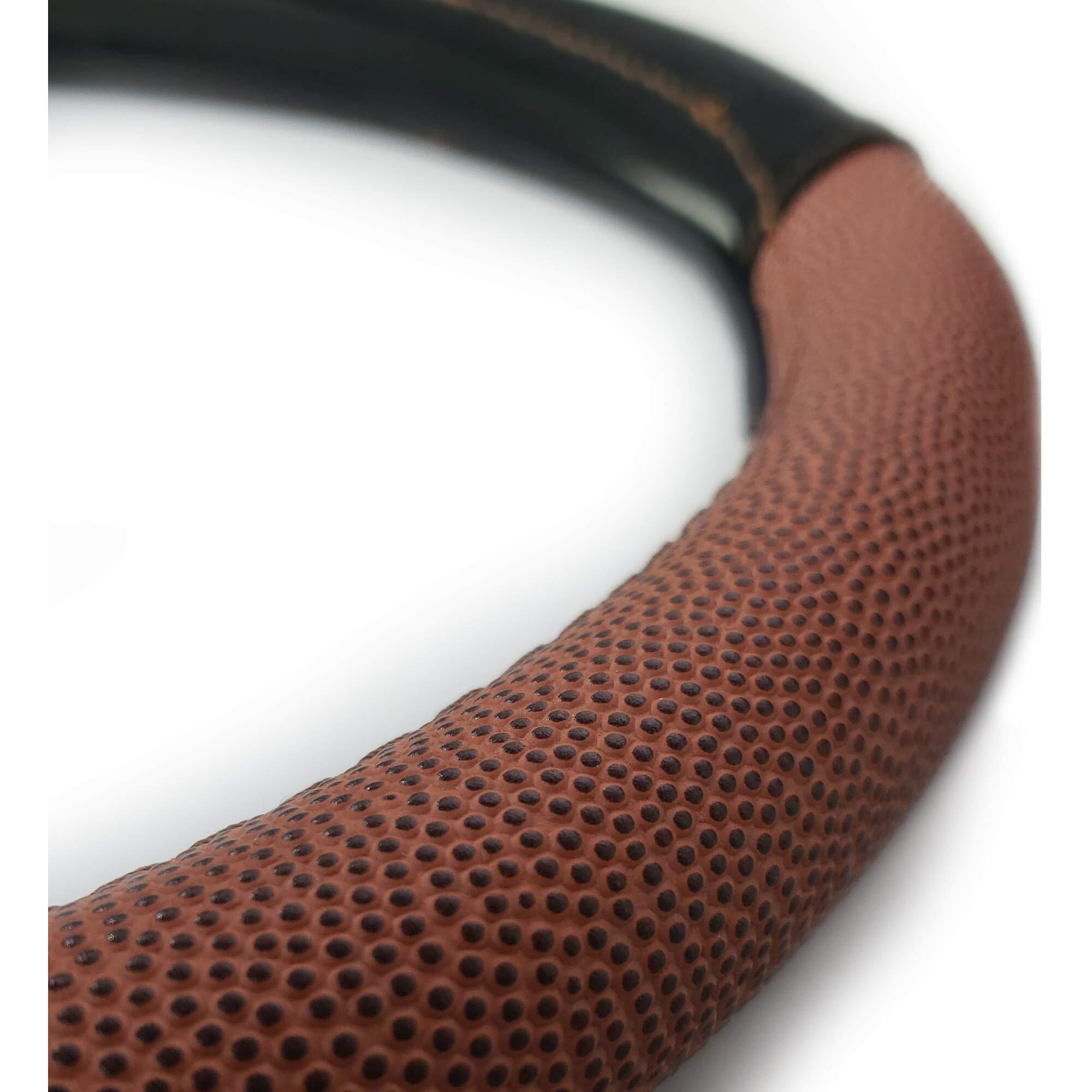Philadelphia Eagles Steering Wheel Cover Premium Pigskin Style
