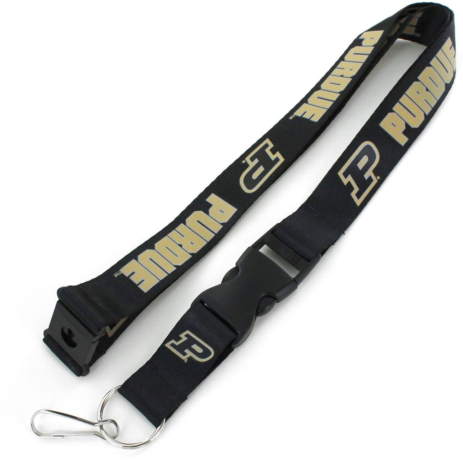 Purdue Boilermakers Lanyard Black
