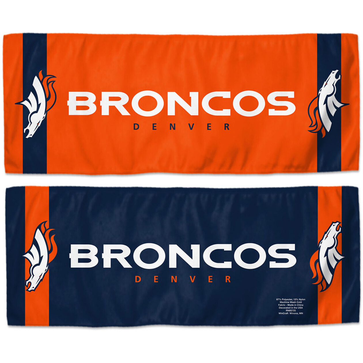 Denver Broncos Cooling Towel 12x30
