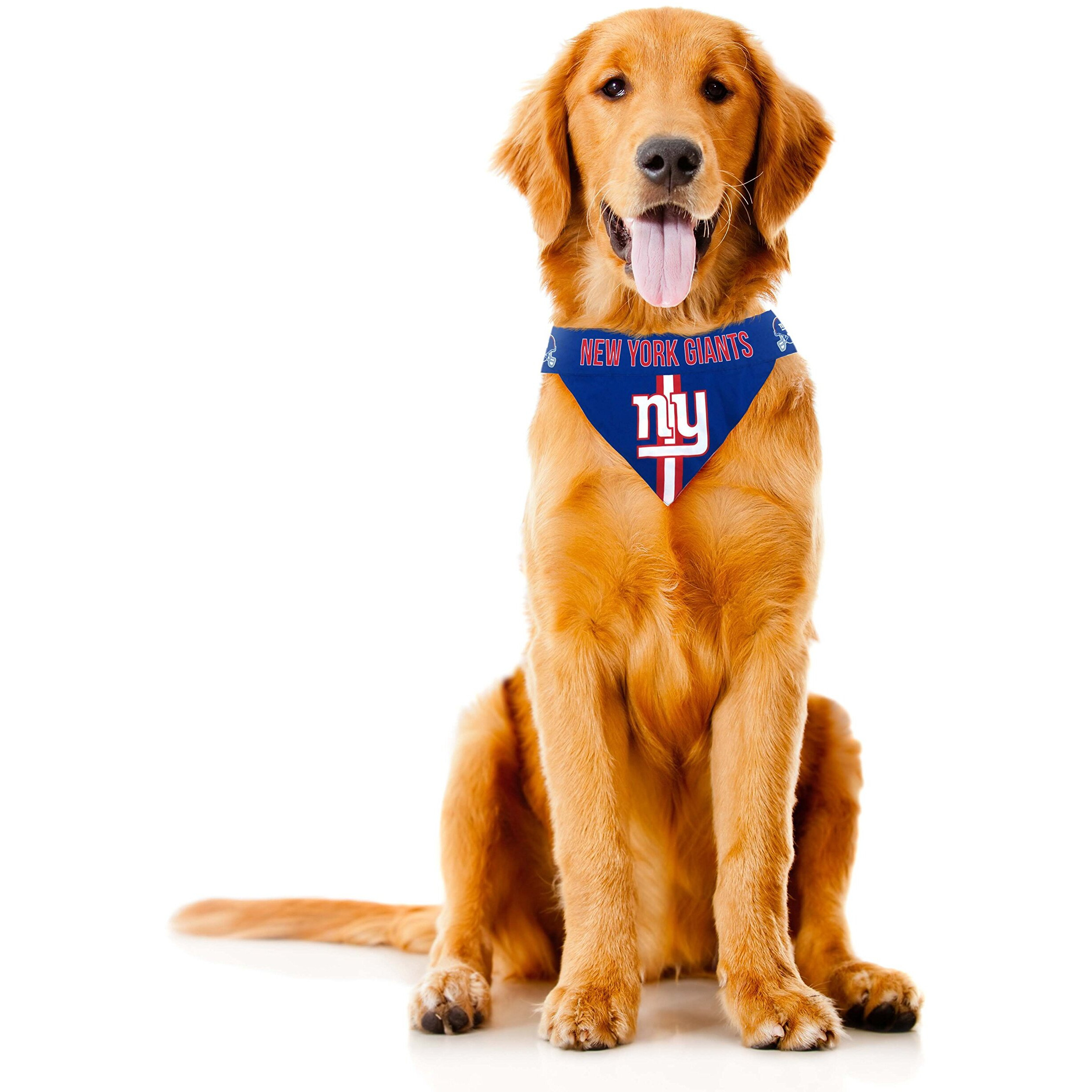 New York Giants Pet Bandanna Size XS